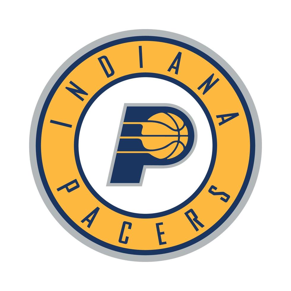 Indiana pacers logo su trasparente sfondo vettore