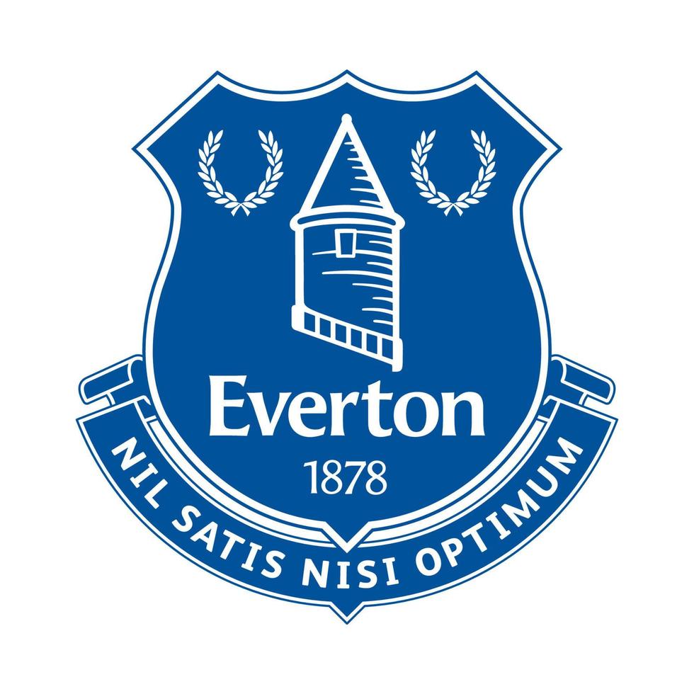 everton fc logo su trasparente sfondo vettore