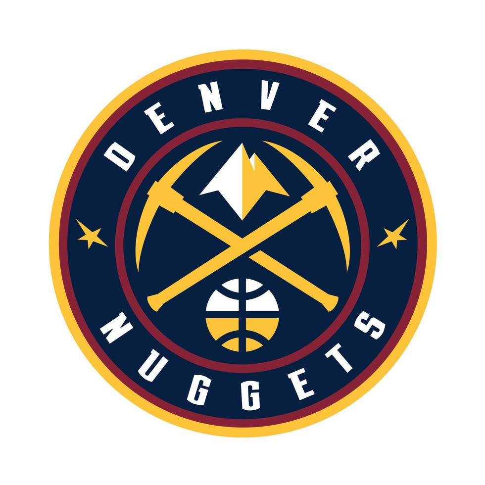 Denver pepite logo su trasparente sfondo vettore