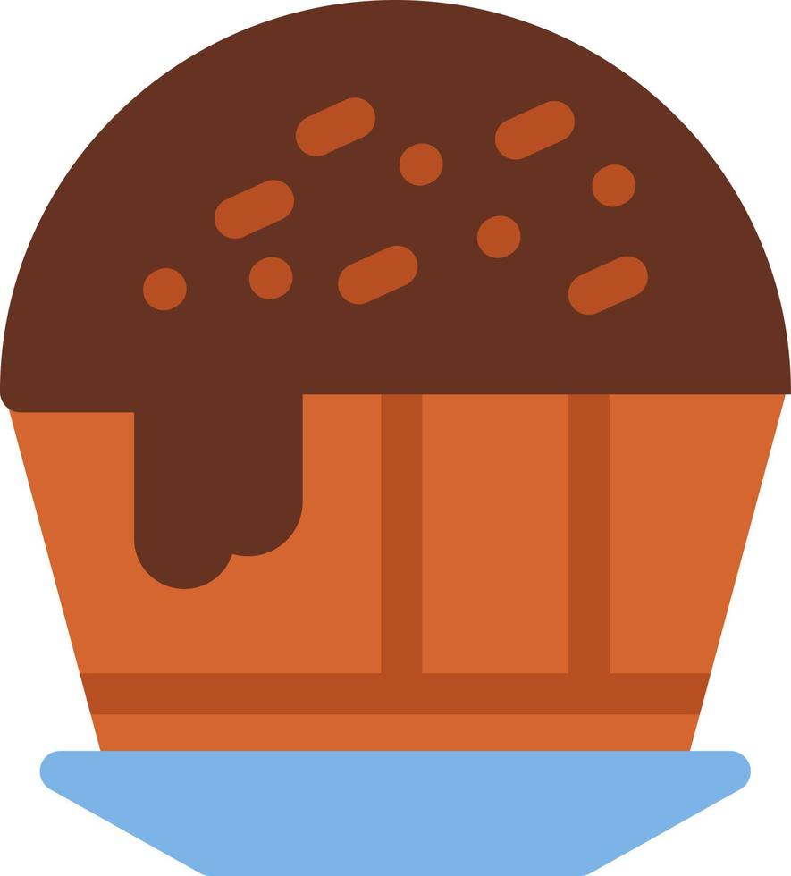 cioccolato Cupcake vettore icona design