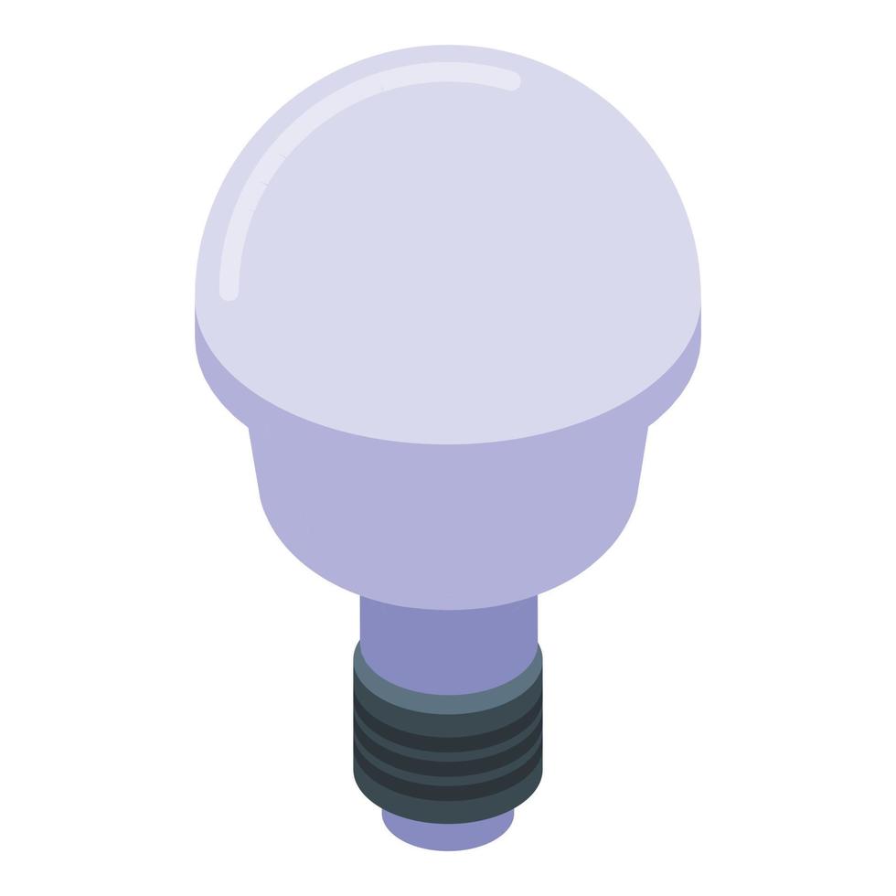 idea lampadina icona isometrico vettore. inteligente leggero vettore