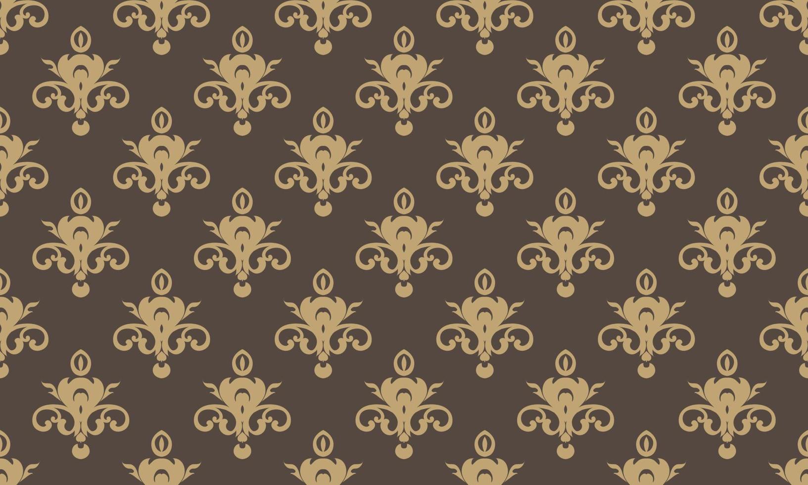 damasco fleur de lis modello stampino vettore senza soluzione di continuità sfondo sfondo fleur de lis modello scandinavo digitale struttura design per Stampa stampabile tessuto saree confine.