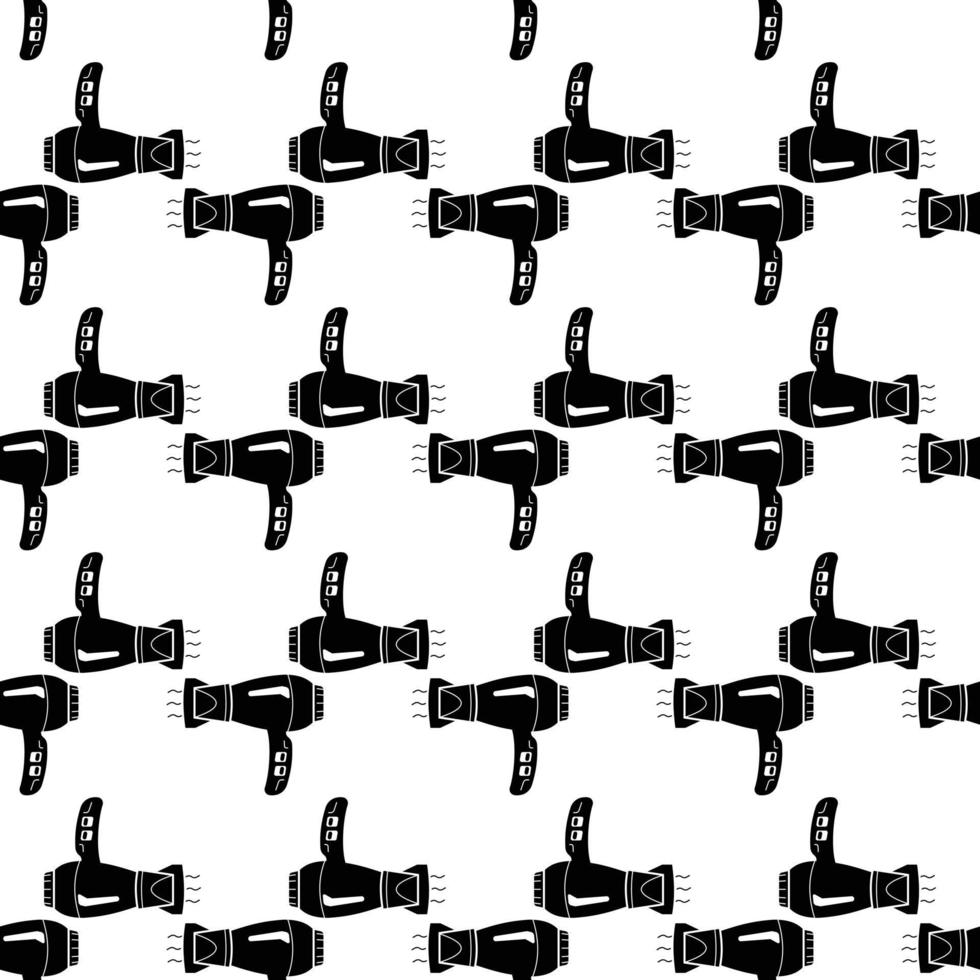 caldo capelli asciugatrice modello senza soluzione di continuità vettore
