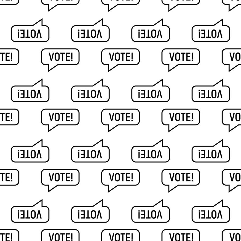 votazione bandiera modello senza soluzione di continuità vettore