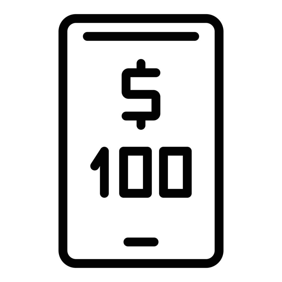 tassametro i soldi icona, schema stile vettore