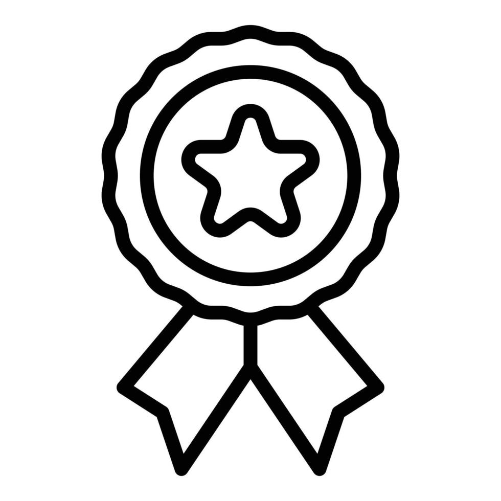 stella emblema icona schema vettore. design forma vettore