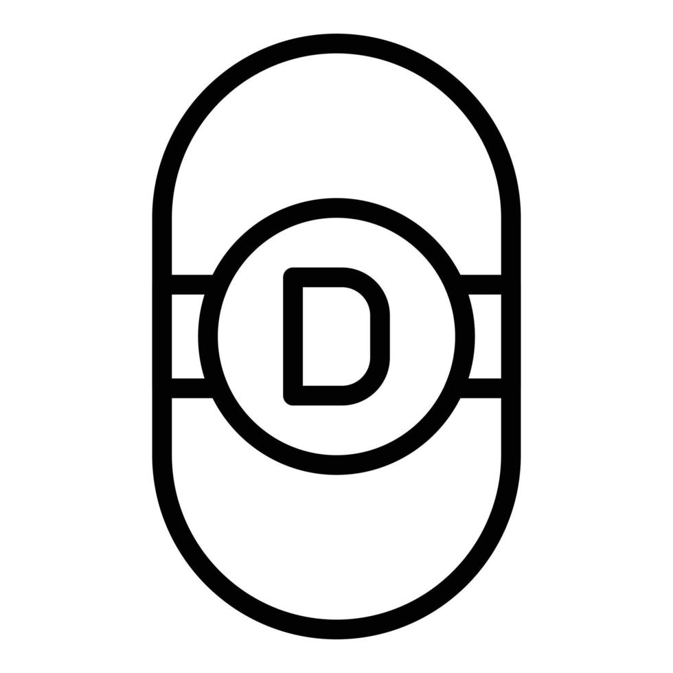 assistenza sanitaria vitamina icona, schema stile vettore