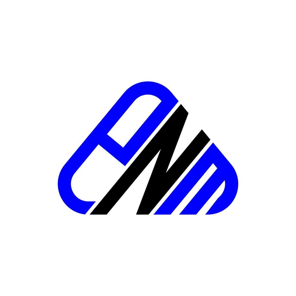 pnm lettera logo creativo design con vettore grafico, pnm semplice e moderno logo.