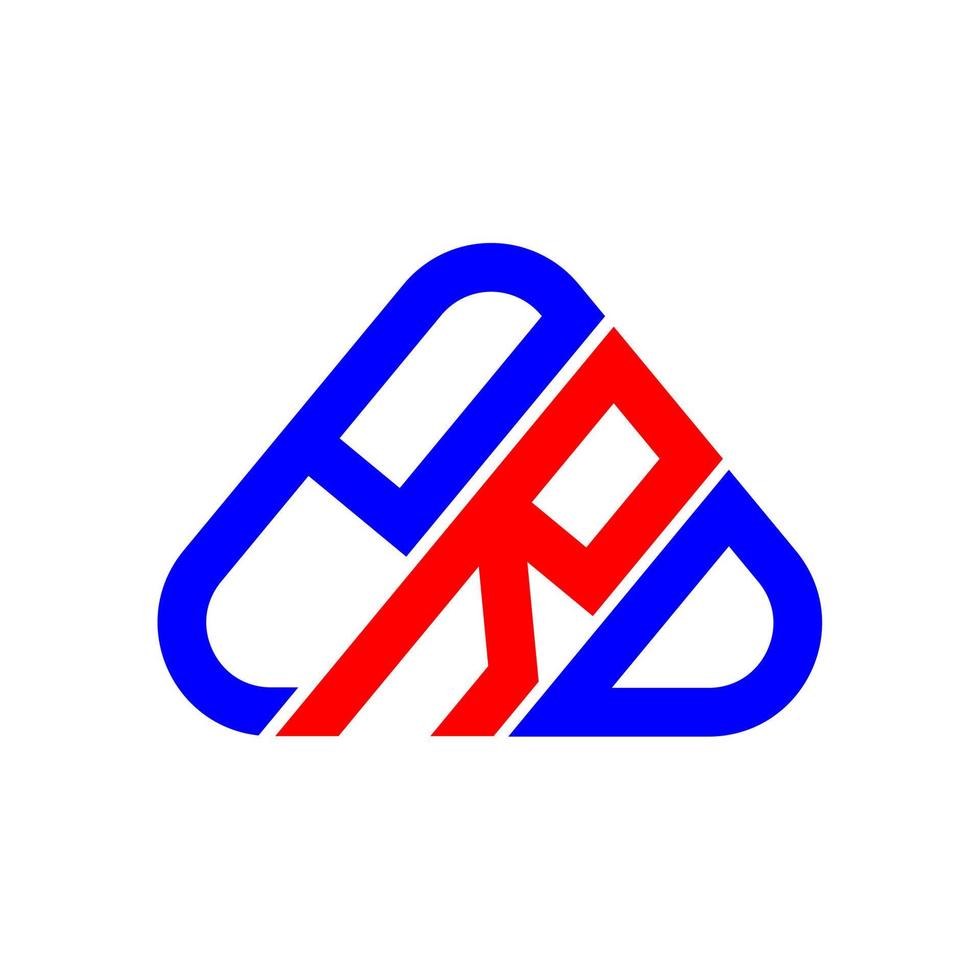 p r d lettera logo creativo design con vettore grafico, p r d semplice e moderno logo.
