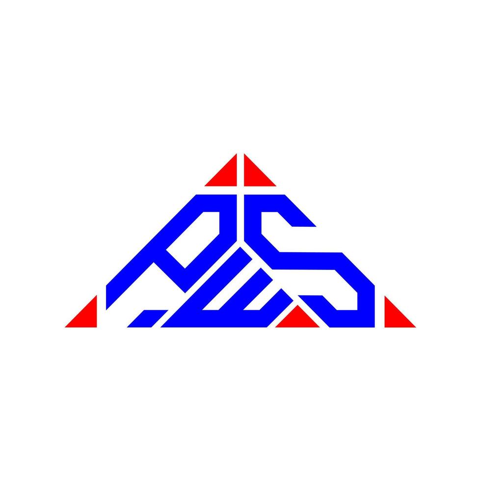 p w S lettera logo creativo design con vettore grafico, p w S semplice e moderno logo.