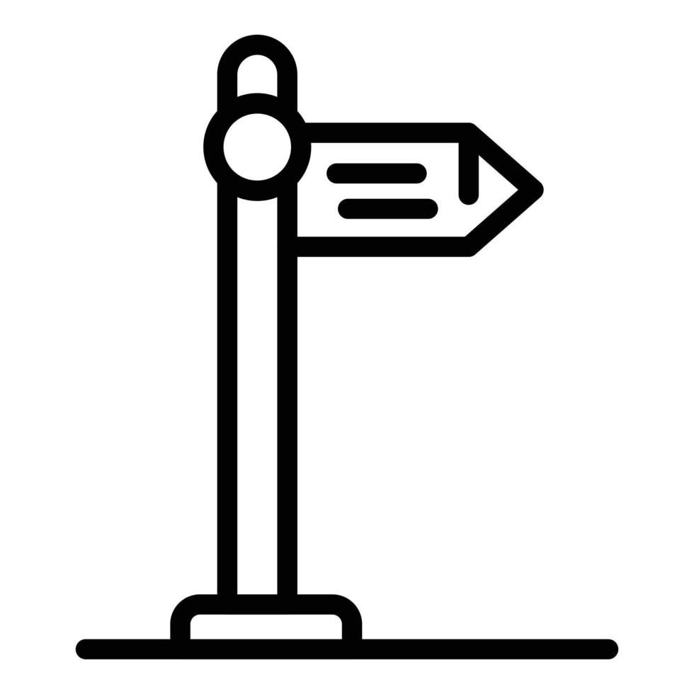 metropolitana indicatore icona, schema stile vettore