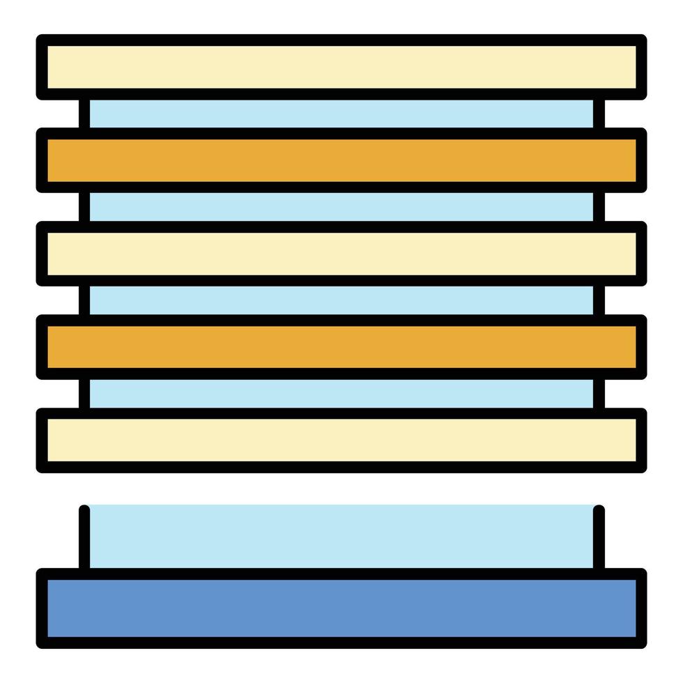 metallo finestra copertura icona colore schema vettore