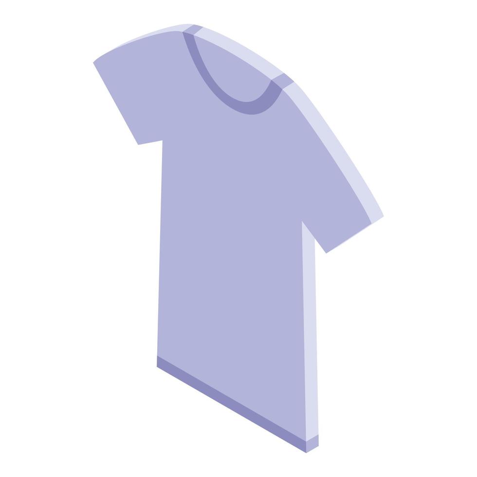riciclare tessile maglietta icona, isometrico stile vettore