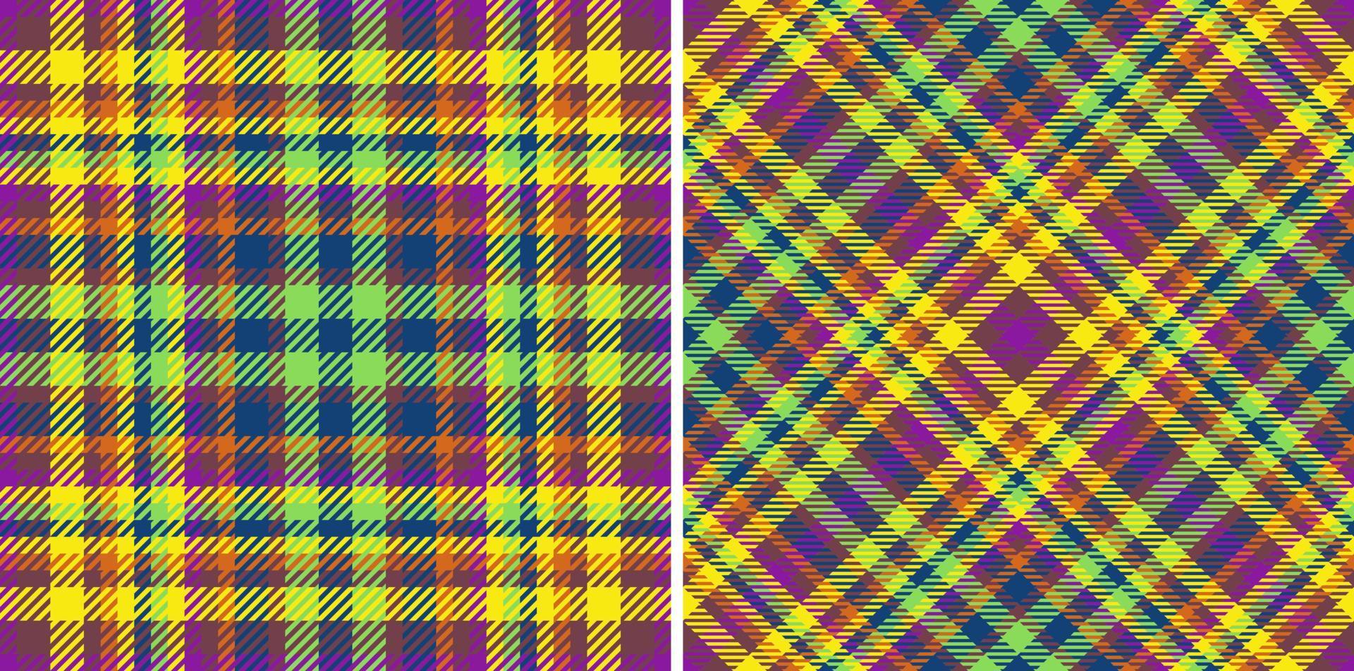 senza soluzione di continuità sfondo vettore. tessile tessuto plaid. struttura tartan dai un'occhiata modello. vettore