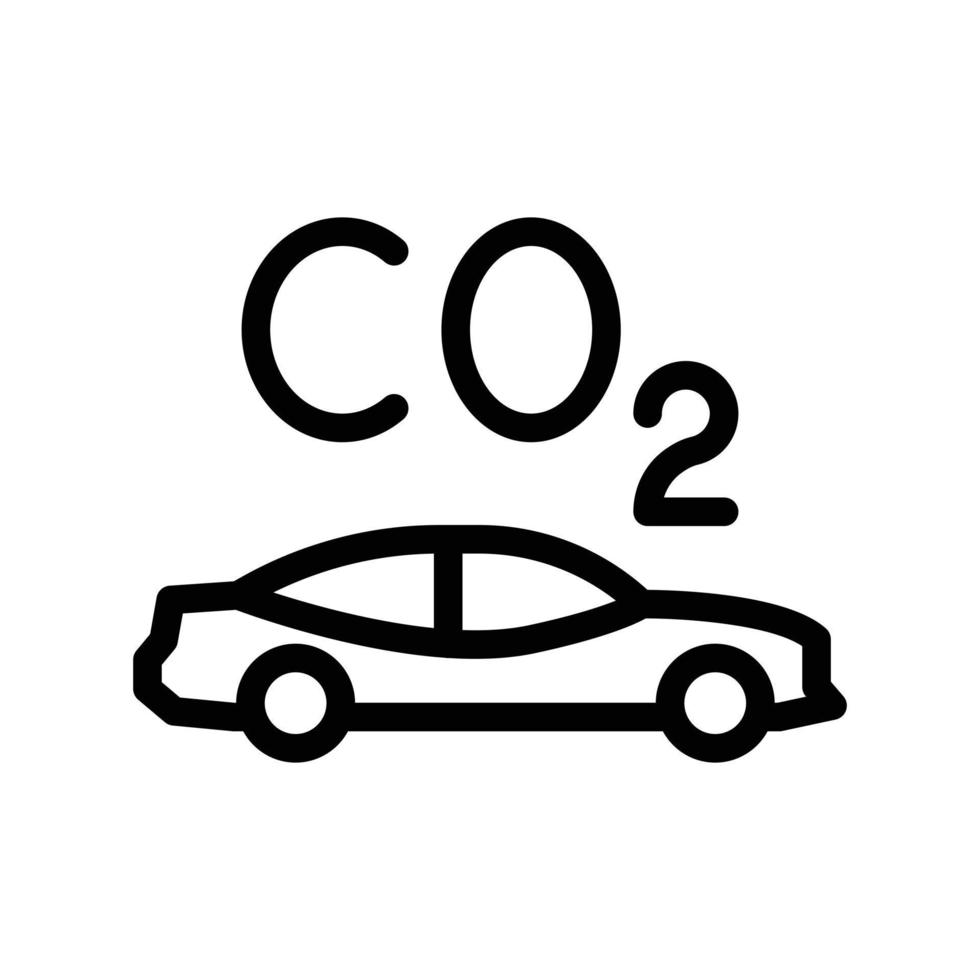 co2 veicolo vettore illustrazione su un' sfondo.premio qualità simboli.vettore icone per concetto e grafico design.