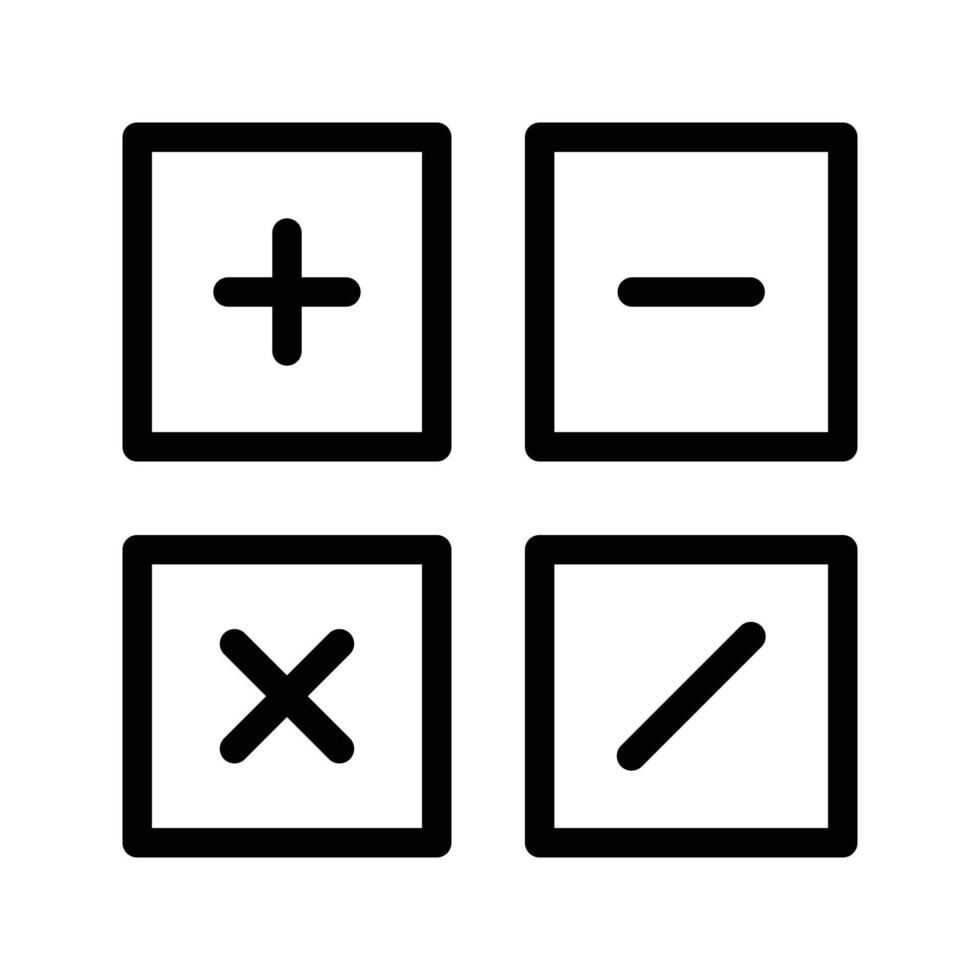 illustrazione vettoriale di calcolo su uno sfondo. simboli di qualità premium. icone vettoriali per il concetto e la progettazione grafica.