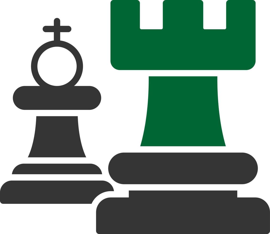 scacchi pezzo creativo icona design vettore