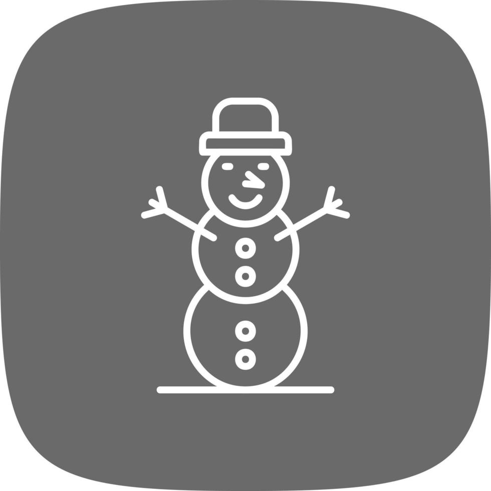 pupazzo di neve creativo icona design vettore