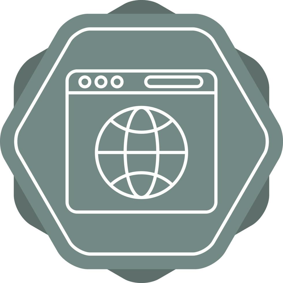 icona di vettore del browser