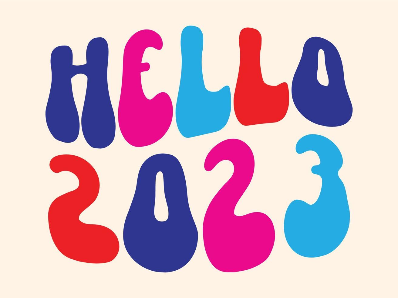 felice anno nuovo 2023 t-shirt design vettore