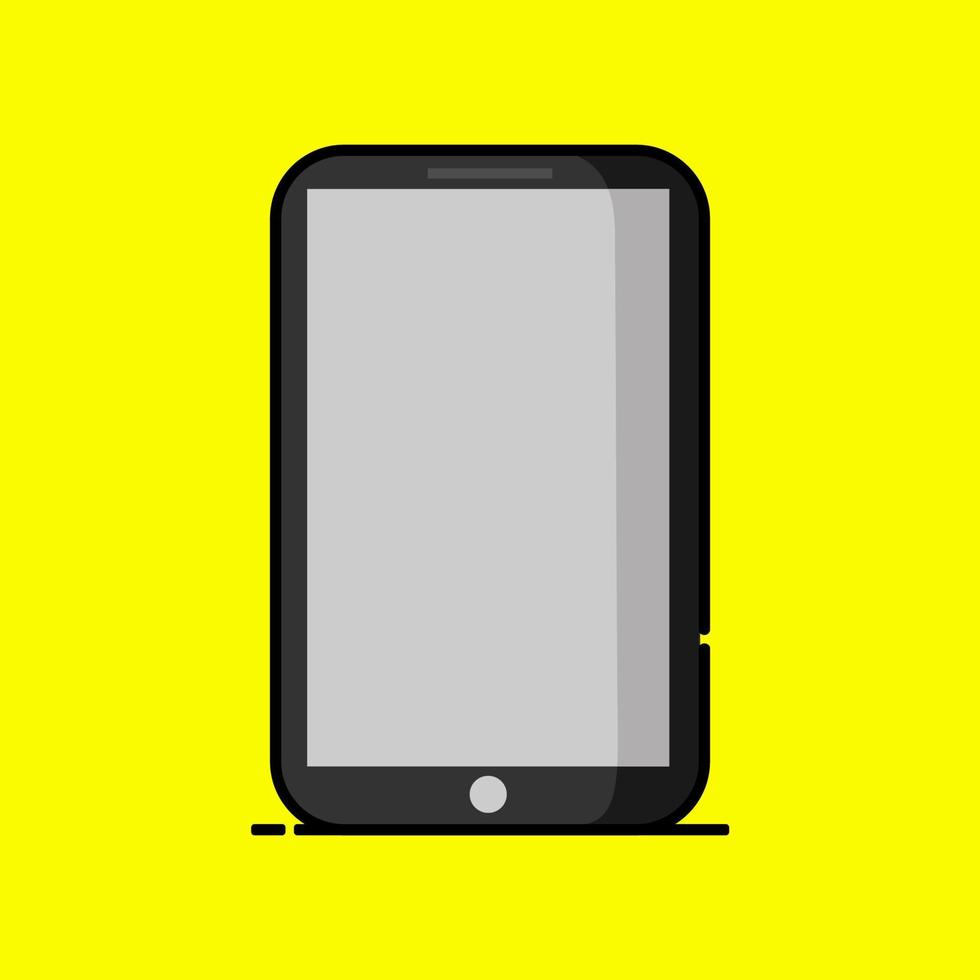 smartphone icona vettore design nel scarabocchio stile