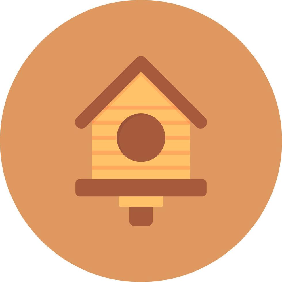 birdhouse creativo icona design vettore