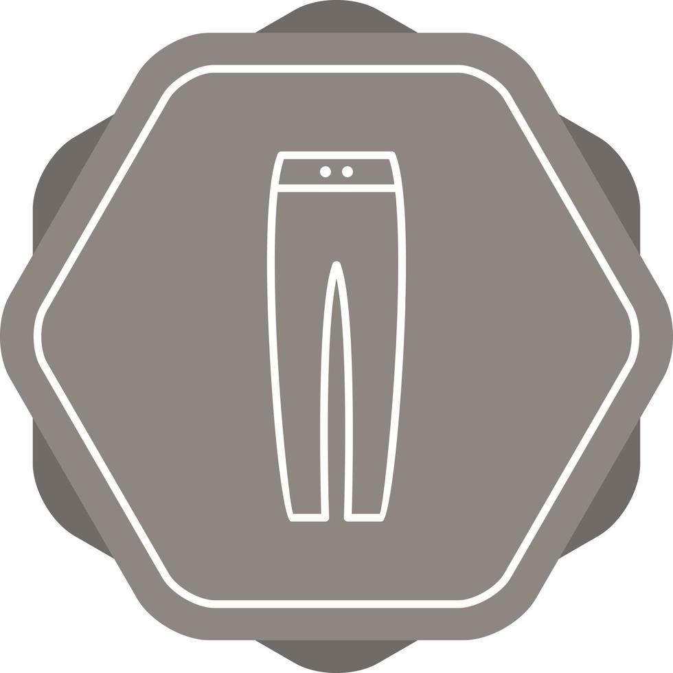 unico caldo pantaloni vettore linea icona