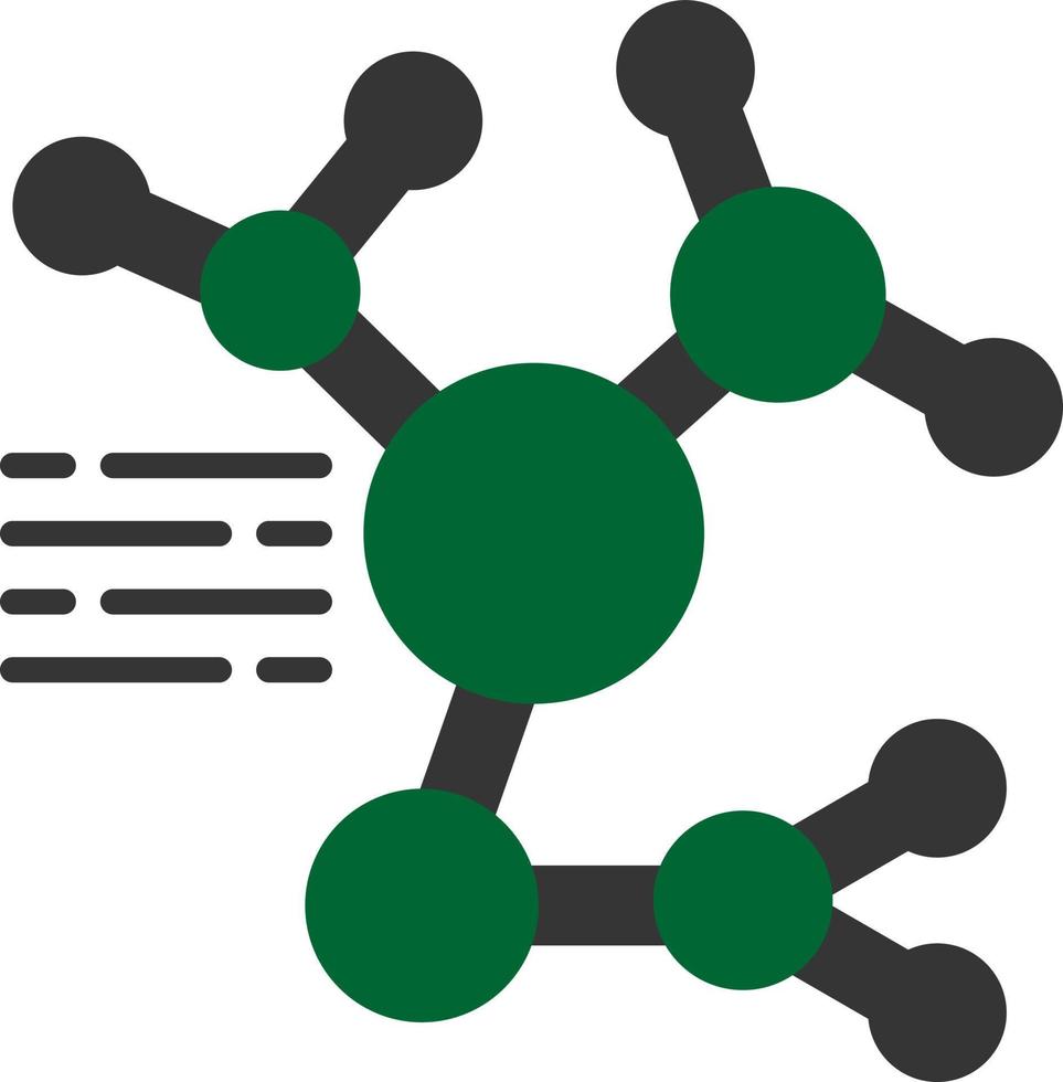 molecolare struttura creativo icona design vettore