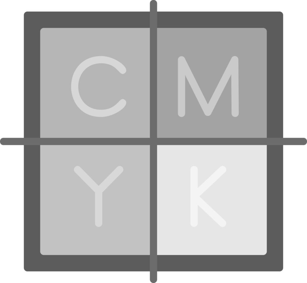 CMYK creativo icona design vettore