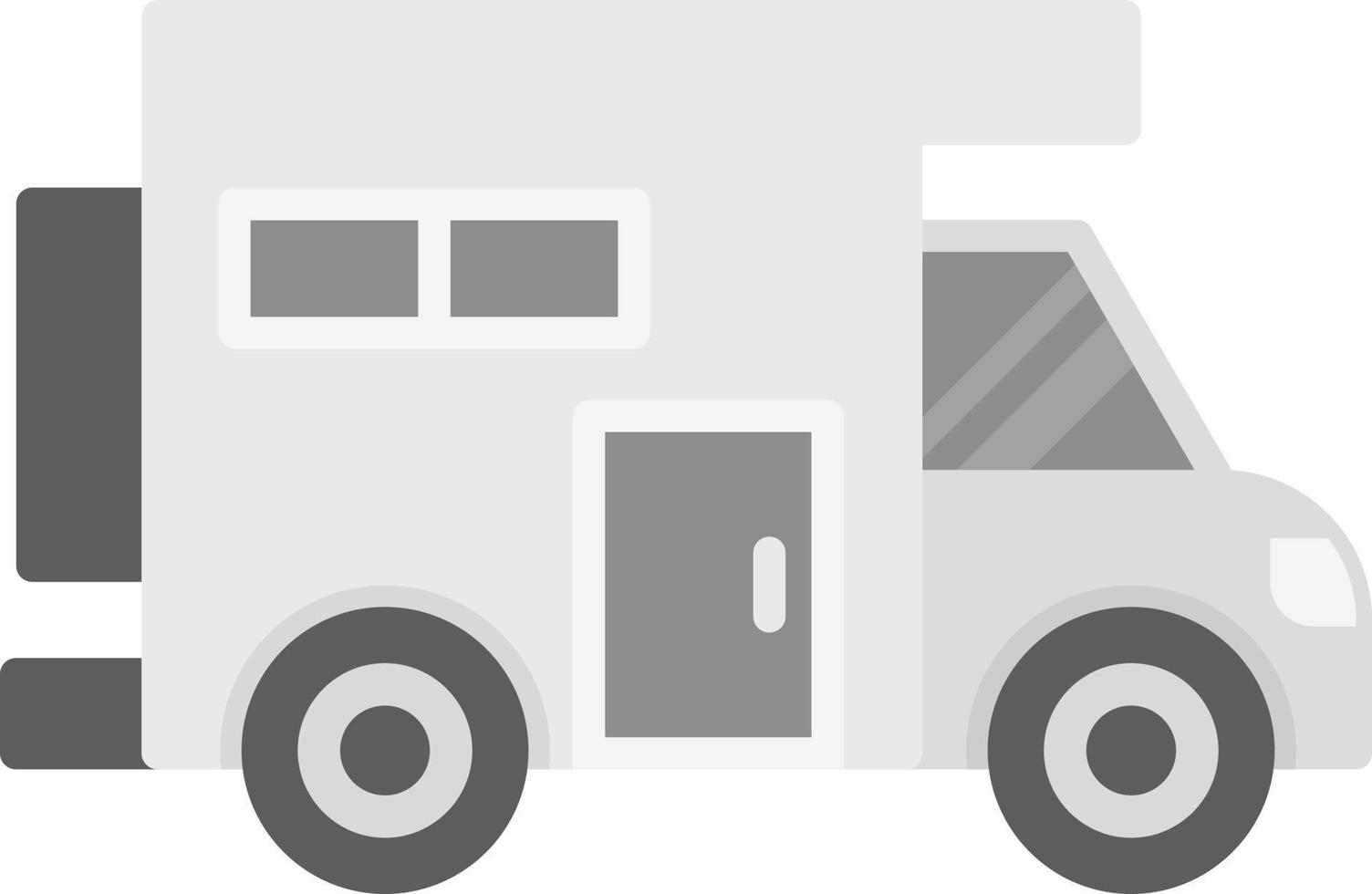 camper furgone creativo icona design vettore