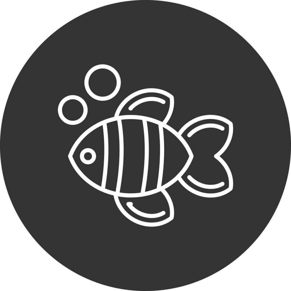 clown pesce creativo icona design vettore