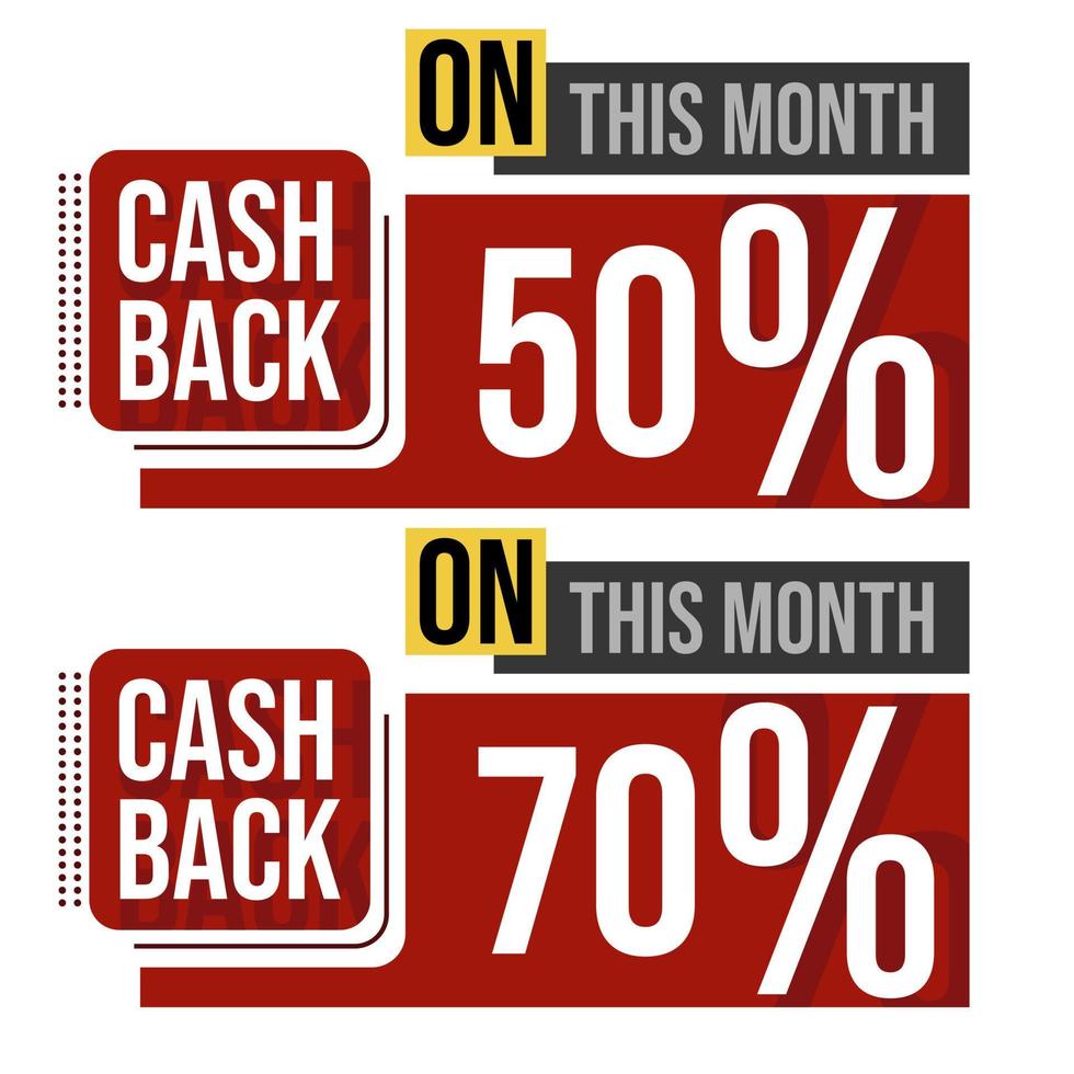 vendita nastro cashback e sconto vettore