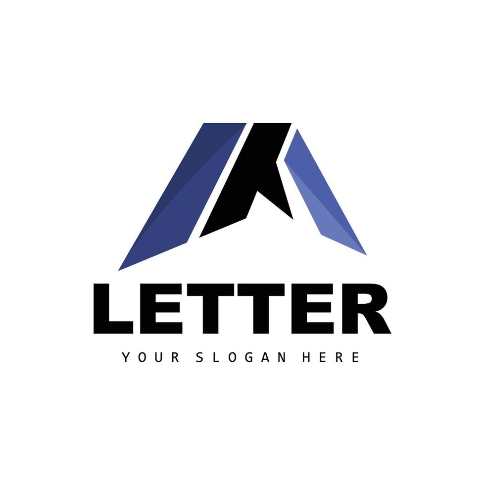 un' lettera logo, lettera logotipo vettore, Prodotto marca disegno, azienda iniziali, costruzione, formazione scolastica vettore