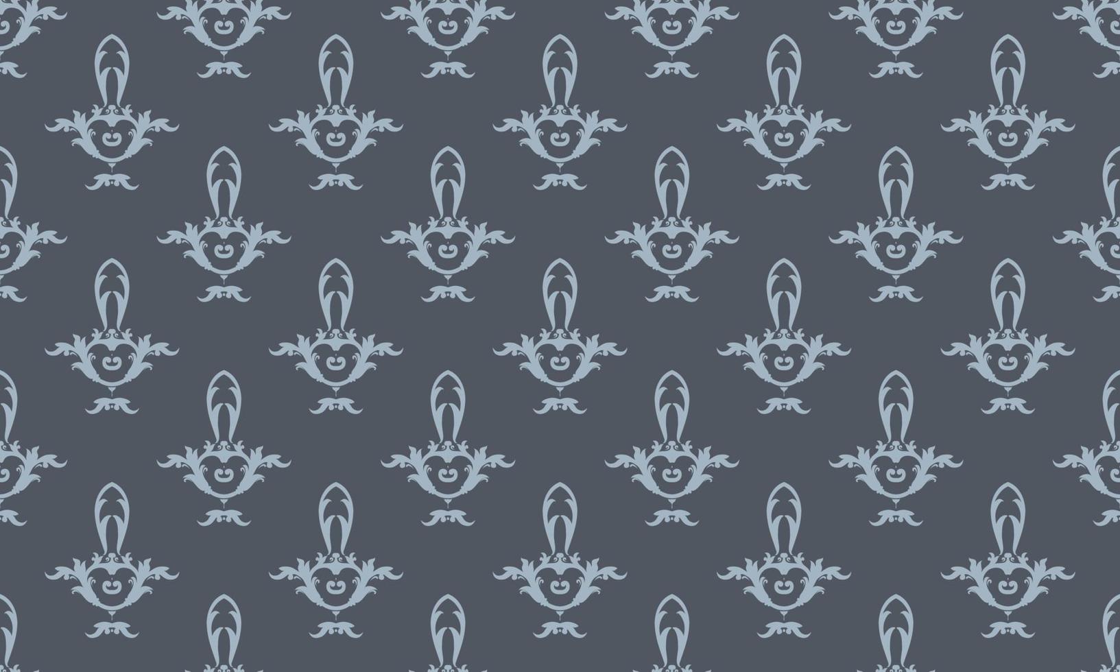 damasco fleur de lis sfondo vettore senza soluzione di continuità modello sfondo fleur de lis modello digitale struttura design per Stampa stampabile tessuto saree confine.