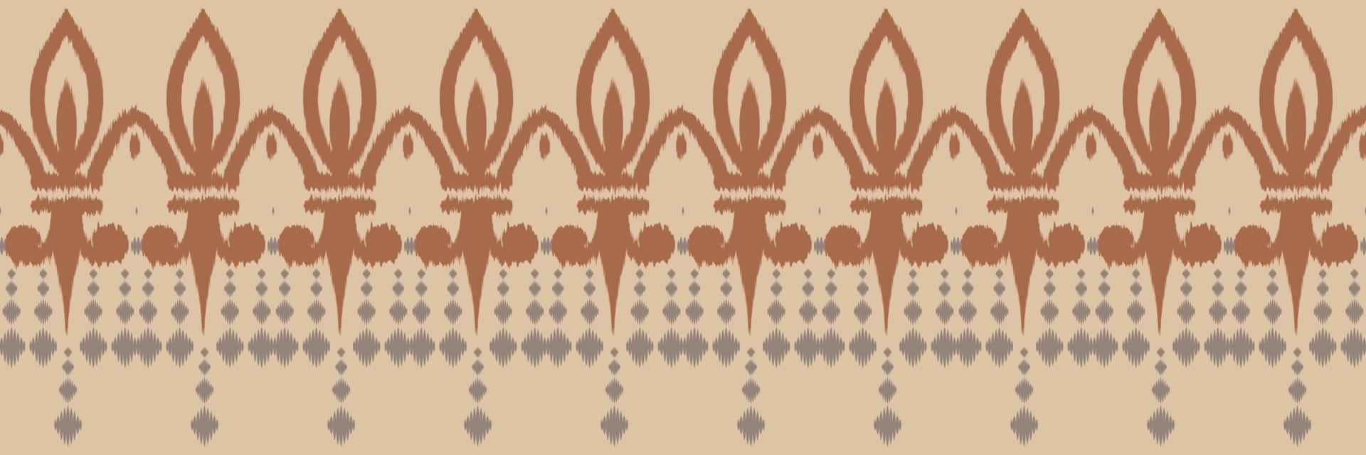 ikat tessuto tribale astratto senza soluzione di continuità modello. etnico geometrico batik ikkat digitale vettore tessile design per stampe tessuto saree Mughal spazzola simbolo andane struttura Kurti kurtis kurtas