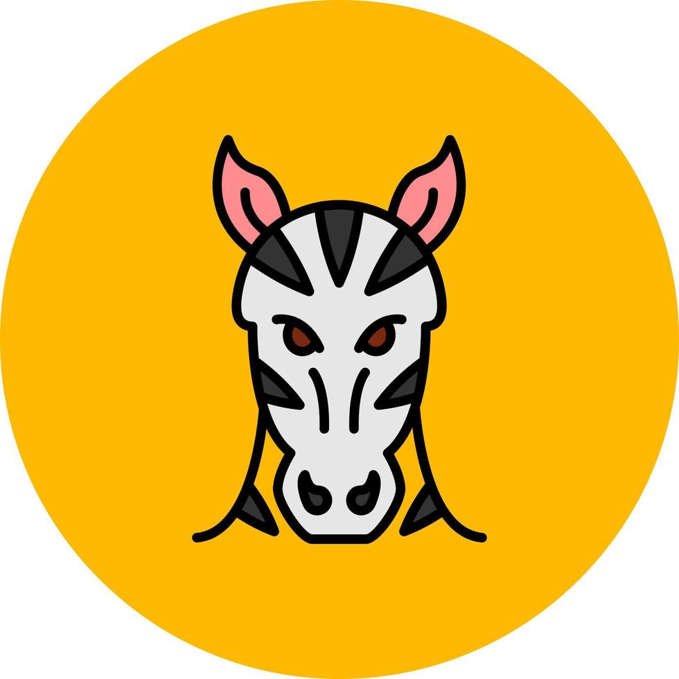 zebra creativo icona design vettore