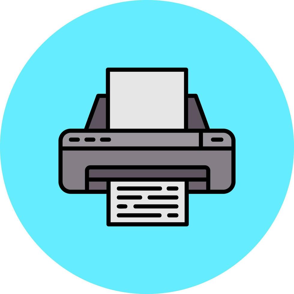 stampante creativo icona design vettore