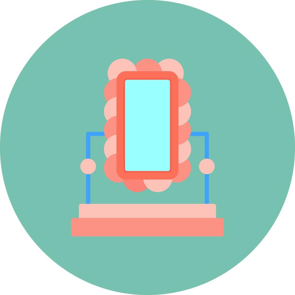 specchio creativo icona design vettore