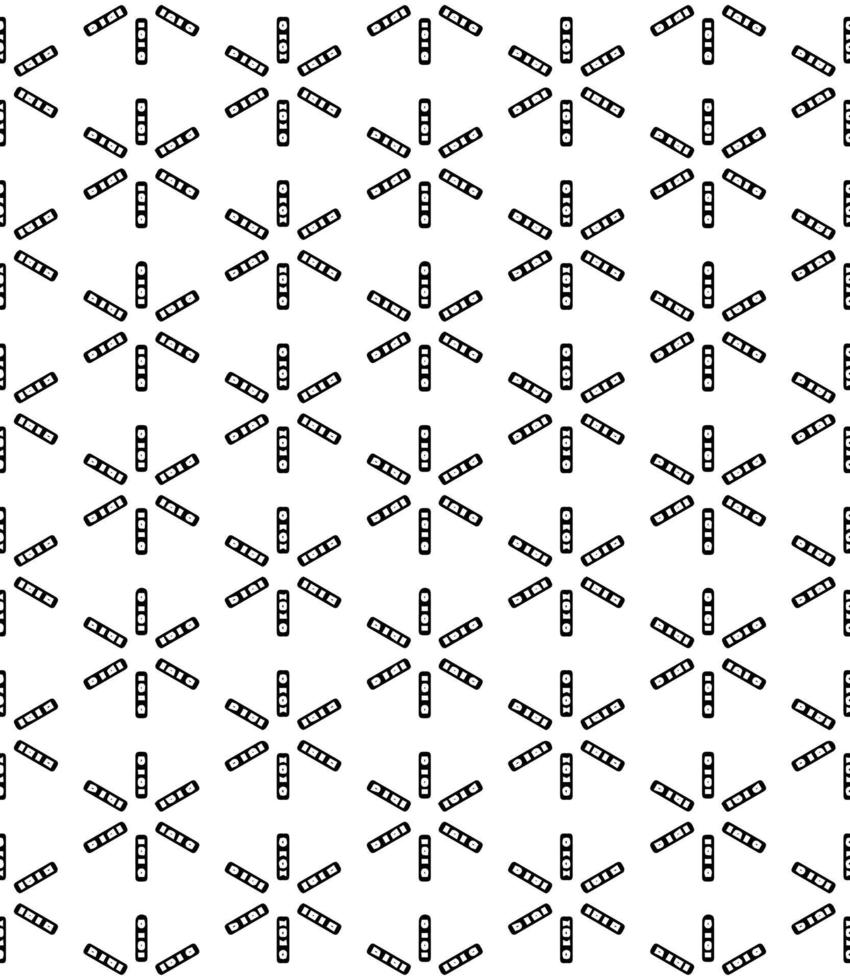 nero e bianca senza soluzione di continuità astratto modello. sfondo e sfondo. in scala di grigi ornamentale design. vettore