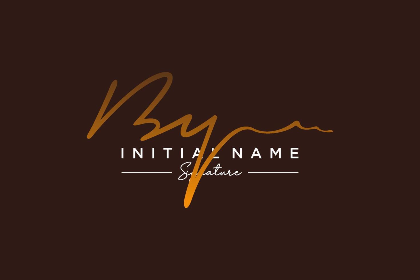 iniziale di firma logo modello vettore. mano disegnato calligrafia lettering vettore illustrazione.