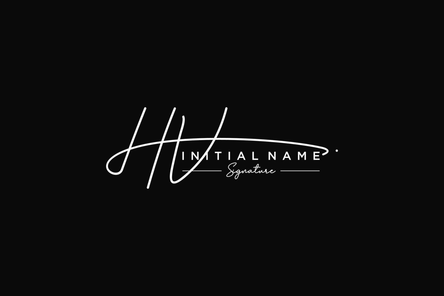 iniziale hv firma logo modello vettore. mano disegnato calligrafia lettering vettore illustrazione.