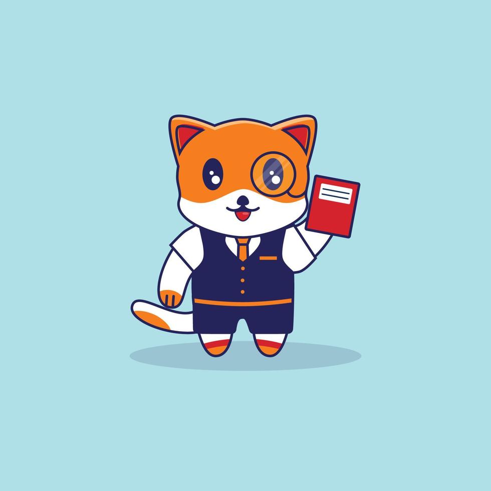 gatto personaggio illustrazione vettore Immagine