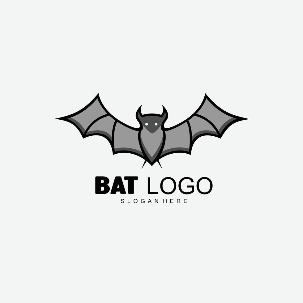 vettore arte pipistrello logo design