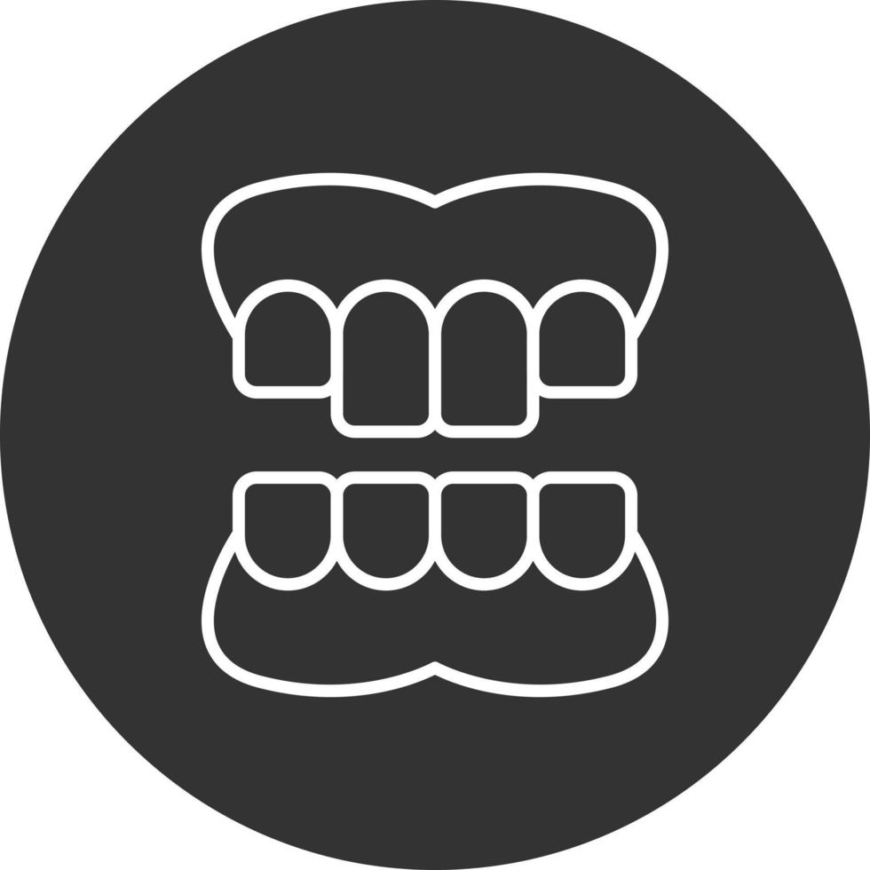 dentiera creativo icona design vettore