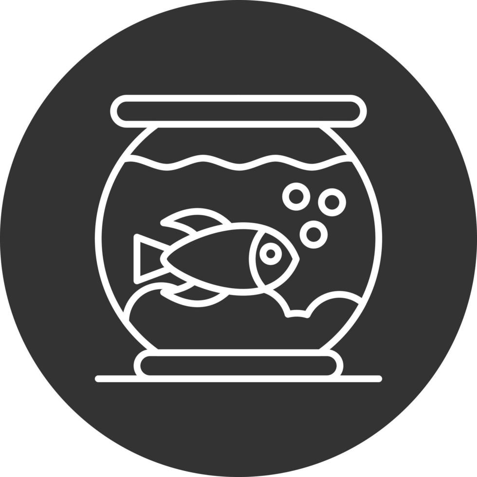 pesce ciotola creativo icona design vettore