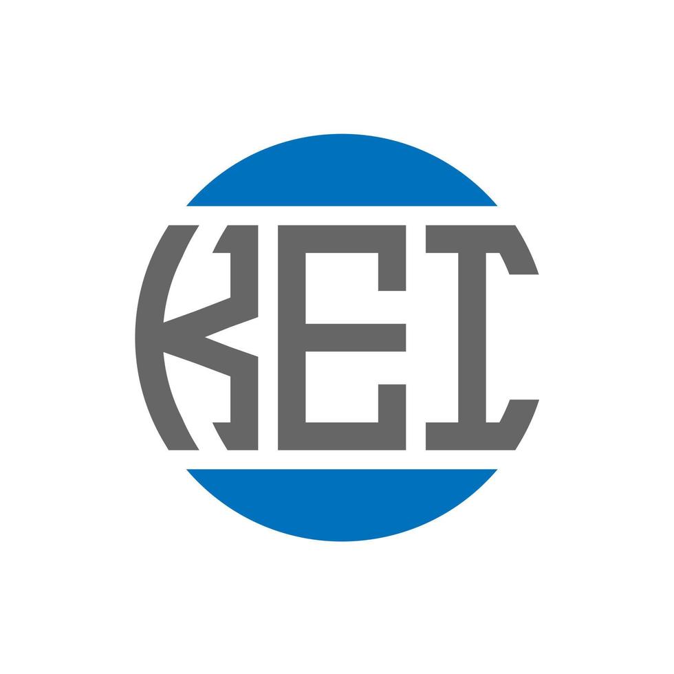 kei lettera logo design su bianca sfondo. kei creativo iniziali cerchio logo concetto. kei lettera design. vettore