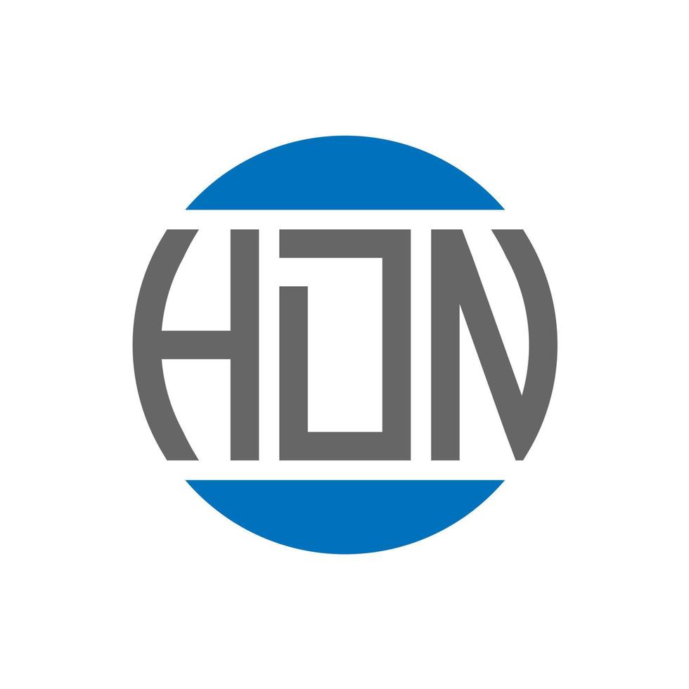 hdn lettera logo design su bianca sfondo. hdn creativo iniziali cerchio logo concetto. hdn lettera design. vettore