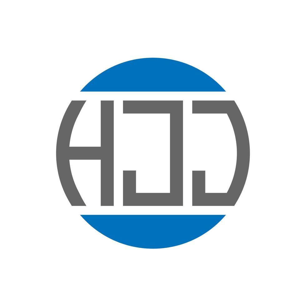 hjj lettera logo design su bianca sfondo. hjj creativo iniziali cerchio logo concetto. hjj lettera design. vettore