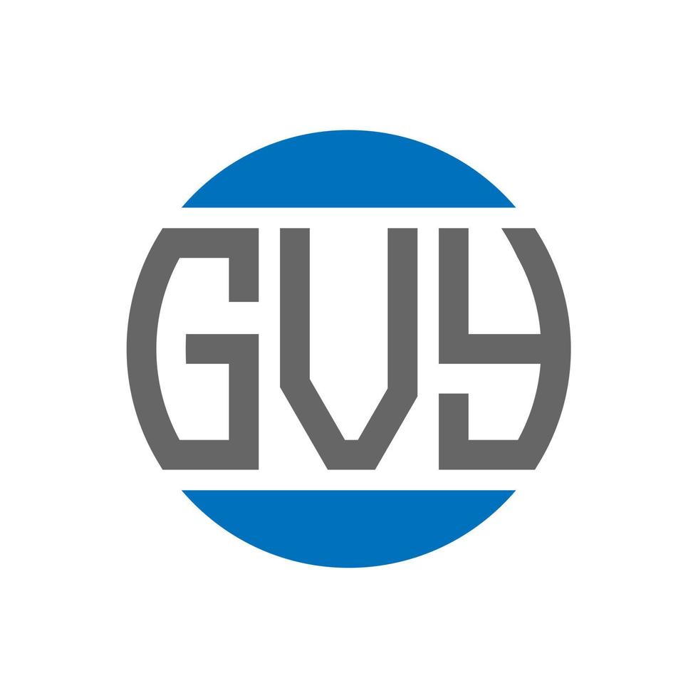 gvy lettera logo design su bianca sfondo. gvy creativo iniziali cerchio logo concetto. gvy lettera design. vettore