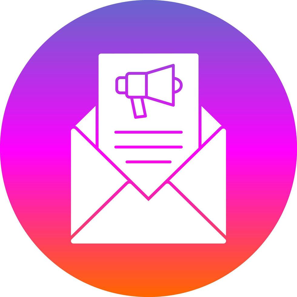 e-mail marketing vettore icona design